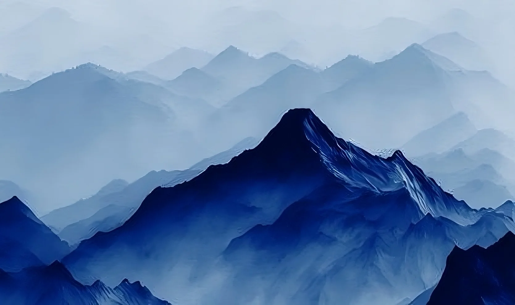 Blue Mountain Landscape